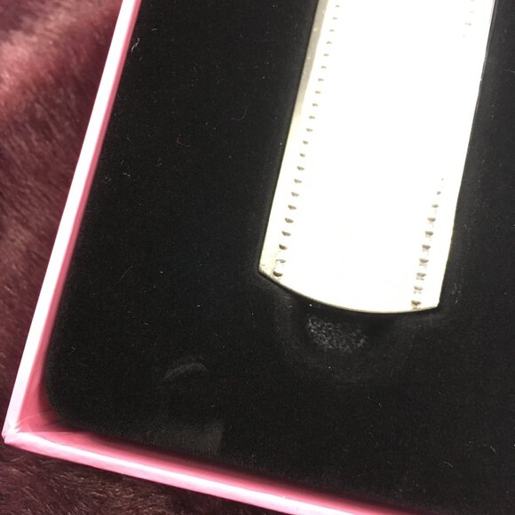 Things Remembered Silver Metal Bookmark Angel Blank Rhinestones Gifts Presents - Picture 7 of 8